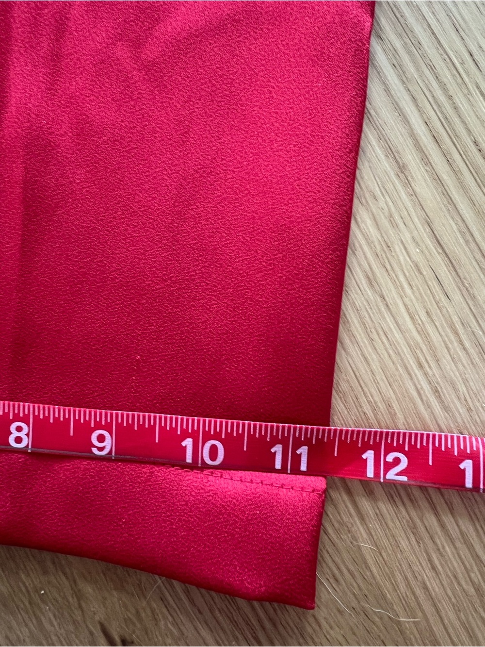 High-Waist Wide-Leg Women's Pants in Red - Picture 5 of 8